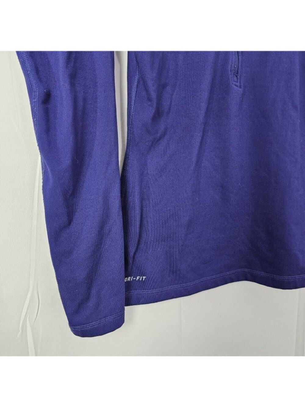 Nike Pro Sweatshirt Womens S Blue 1/2 Zip DriFit Pullover Activewear Athleisure - Picture 9 of 13